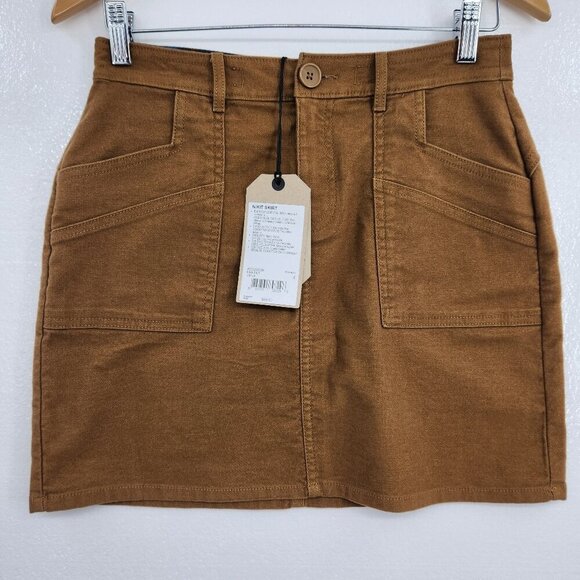 Prana Mini A-Line Nikit Shirt Walnut Size 4 NEW - Picture 2 of 13